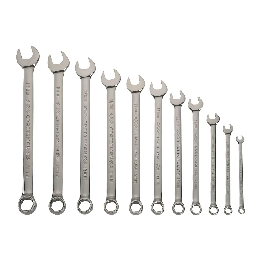 CRAFTSMAN OVERDRIVE 11-Piece Metric Wrench Set (CMMT87811) (retailer product photo)